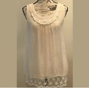 🌻Tendenze Silk Tunic Tank